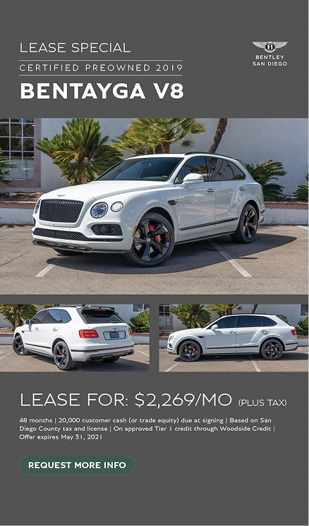 Bentayga V8 Lease Special Email