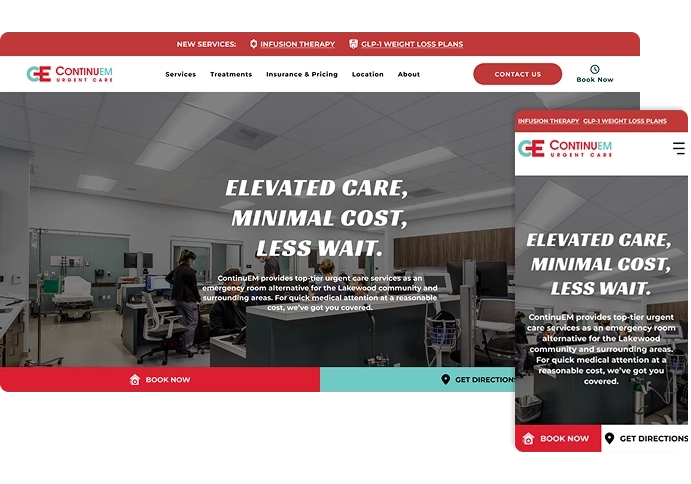 ContinuEM Homepage Design