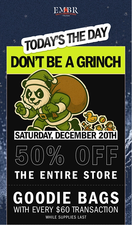 Holiday email for EMBR