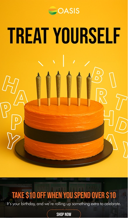 Oasis Email - Treat Yourself