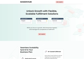 MasonHub Landing Page