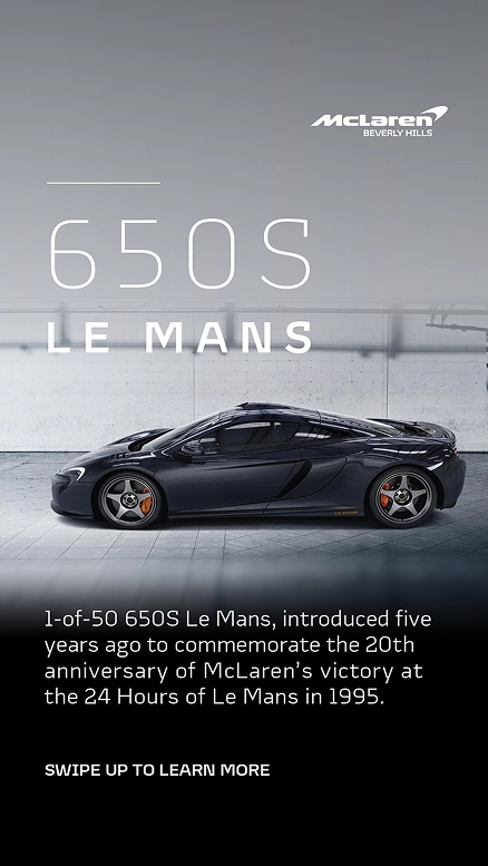 O'Gara Instagram Story - 650S Le Mans