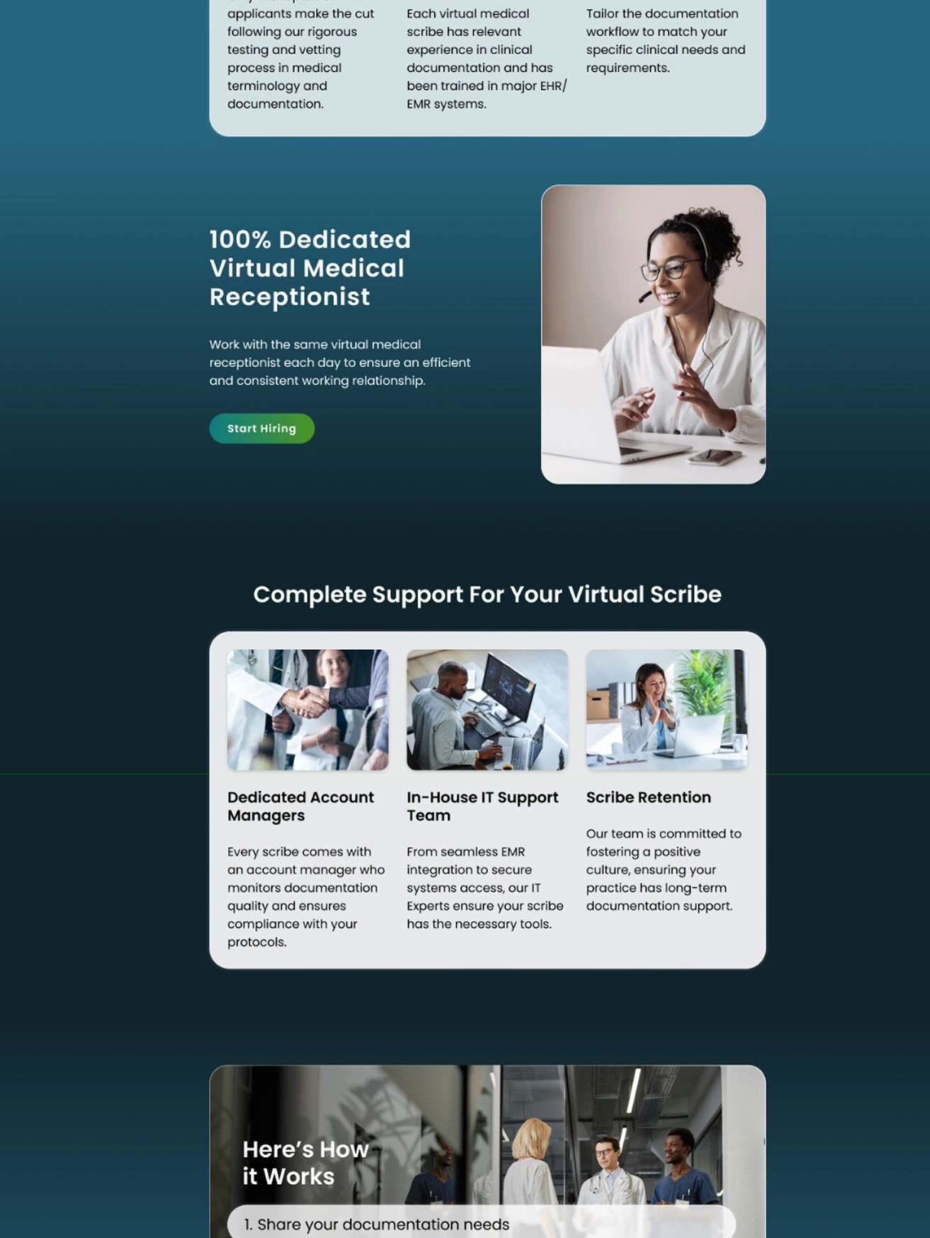 Tactical Back Office landing page block two