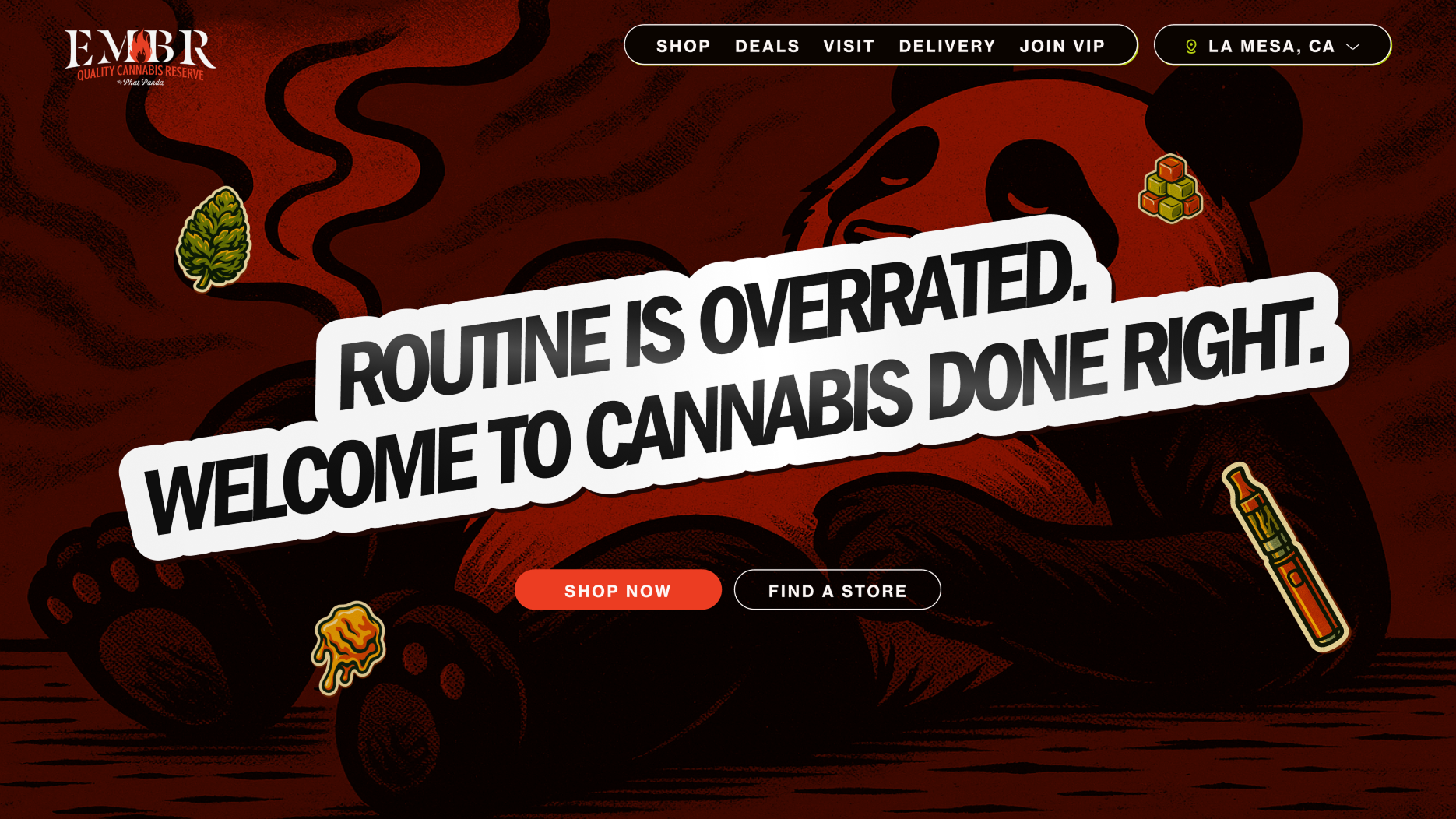 EMBR Homepage Desktop