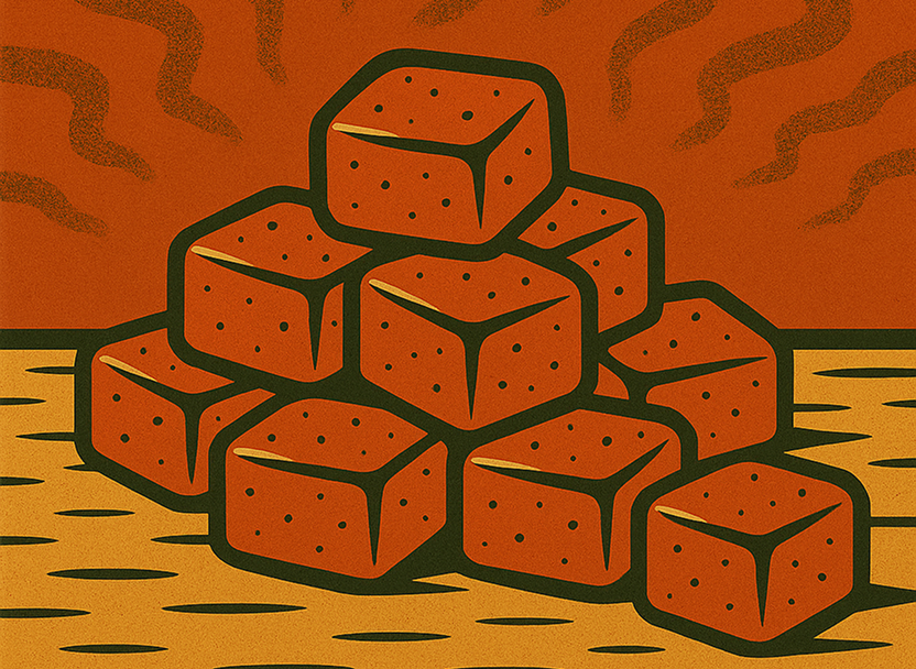 A pile of cannabis gummies